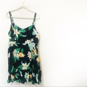 Tropical floral dress